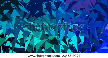 Light BLUE vector pattern with abstract shapes. Illustration with colorful shapes in abstract style. Background for cell phones.