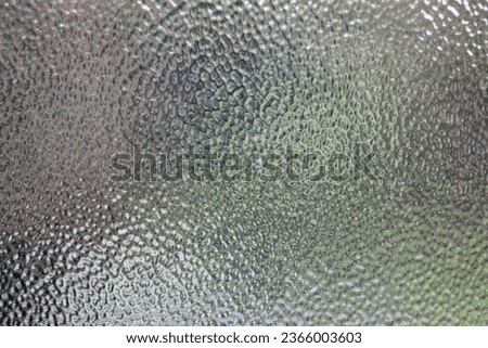 Close up picture of Obscure glass in a bathroom, also known as privacy glass Royalty-Free Stock Photo #2366003603