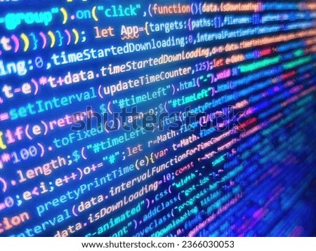 Code in green color. Script procedure creating. Developing programming and coding technologies. Search engine optimization for better rankings with anchor tags. Web software. Python binary code