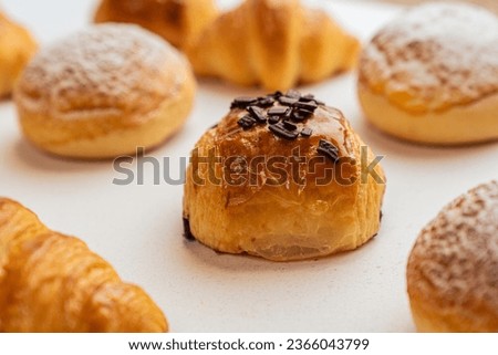 croissant pistachio cream food photography bake bakery chocolate cinnamon roll custard cream home made