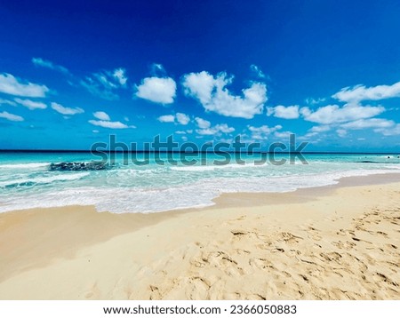 Mediterranean Sea shore in Northern Egypt