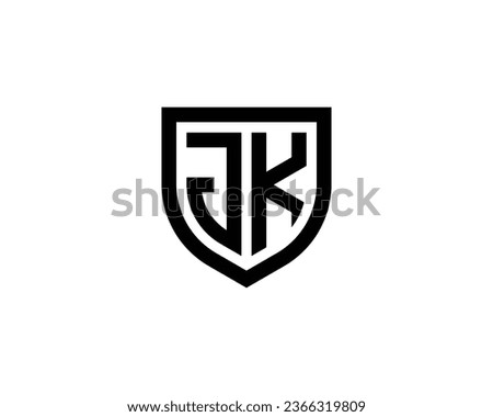 JK Logo design vector template