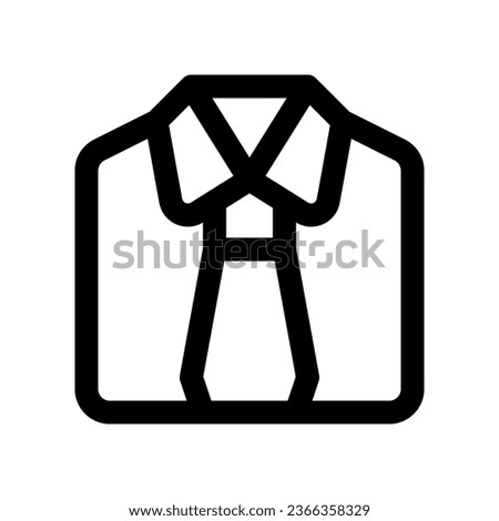 shirt line icon. vector icon for your website, mobile, presentation, and logo design.