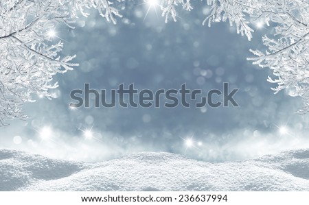 winter  christmas background Royalty-Free Stock Photo #236637994