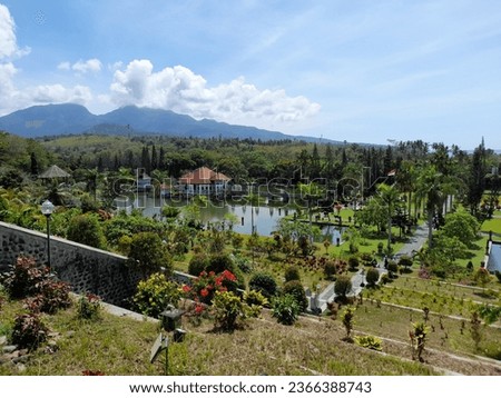 Taman Ujung, a garden belongs to the royal family located in Karangasem, Bali