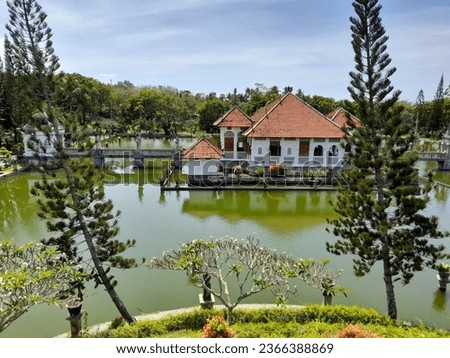 Taman Ujung, a garden belongs to the royal family located in Karangasem, Bali