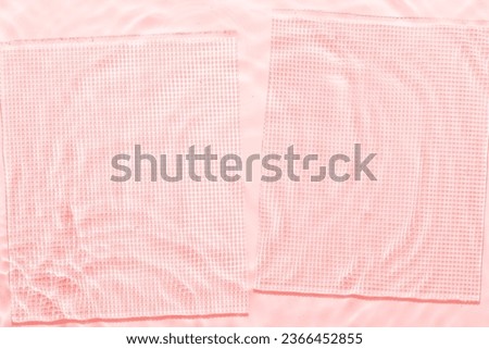 Water pink surface abstract background. Waves and ripples texture of cosmetic aqua moisturizer with bubbles and transparent ice glass inside
