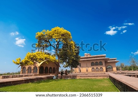 Deeg, Rajasthan, India, Deeg Palace near Bharatpur was built in 1772 as a luxurious summer resort for the Jat rulers of Bharatpur State Royalty-Free Stock Photo #2366515339