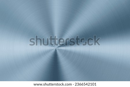 Blue shiny stainless steel metal texture background