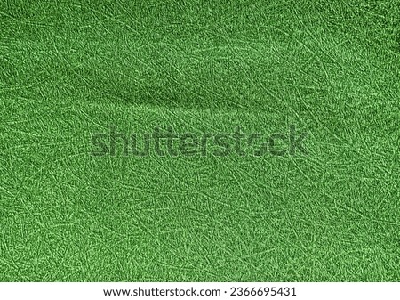 Green cloth background with striped motif