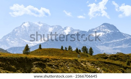 Landscapes of the Swiss Alps - The road to Italy