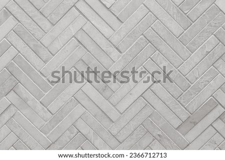 Modern Luxury Bathroom Tile Backsplash Shower Interior with Grey Tiles Royalty-Free Stock Photo #2366712713