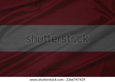 Austria Flag painted on old wood plank background. Austria National Day.