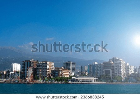 Unique landscape photographs of the city of Iskenderun, one of the most important port cities of Turkey Royalty-Free Stock Photo #2366838245