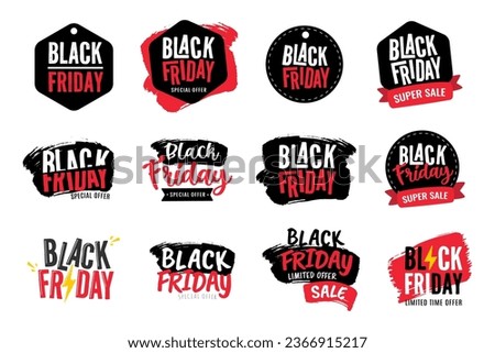 Black Friday banner. Special discount offer design. Product discount festival Royalty-Free Stock Photo #2366915217