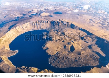 Nemrut Lake is the second largest crater lake in the world and the largest in Turkey.