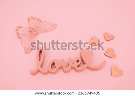  Valentines day background in pink colour 