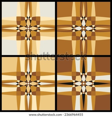 Desert color abstract graphic design vector