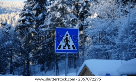 Road sign in Kongsberg, Norway