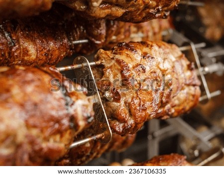 barbecue, meet, dinner, food, background 