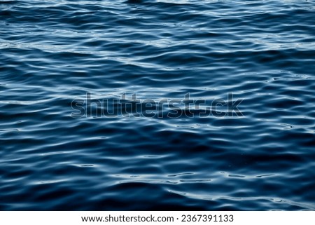 Reflection of light on sea water