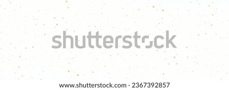 Luxury white Japanese paper studded with gold leaf. Royalty-Free Stock Photo #2367392857