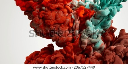 Paint splash isolated on white abstract background
