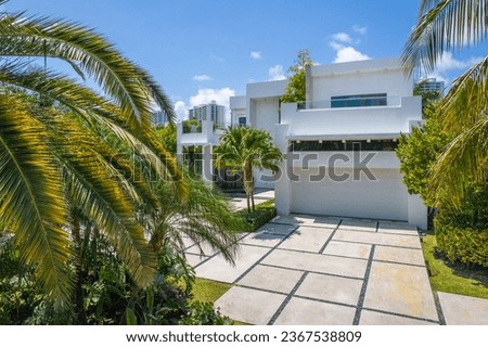 Aerial photo of a property over Miami Florida