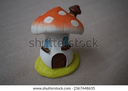 miniature mushroom toy home images