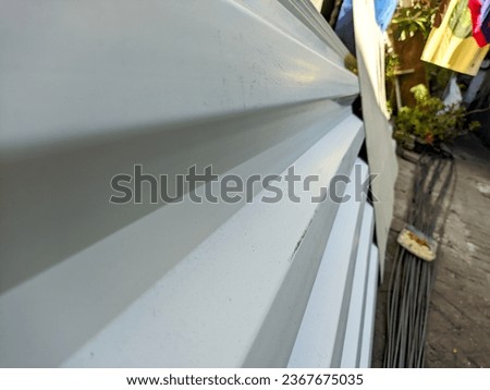 close up of home siding texture