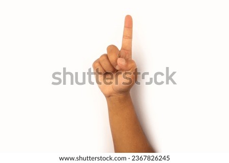 photo of someone's hand isolated on white background