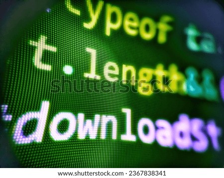 Source abstract. Coding cyberspace concept. Programmer developer screen. Photo of computer digital background. Software development creating projects. Software background. Script procedure creating