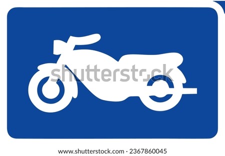 Symbol plate for specified vehicle or road user category (motorbike), Additional panels, Road signs in Sweden