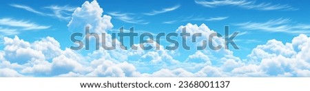  Air clouds in the blue sky.blue backdrop in the air. abstract style for text, design, fashion, agencies, websites, bloggers, publications, online marketers, brand, pattern, model, animation, Royalty-Free Stock Photo #2368001137