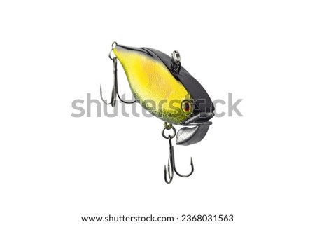 fishing bait, colorful fishing bait isolated from background Royalty-Free Stock Photo #2368031563