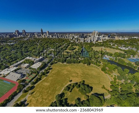 Atlanta Georgia Drone Images Various Angles Skylines Aerial Photography