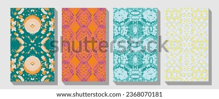 Flourish ornate background Ornamental floral business cards, oriental pattern, vector illustration. 