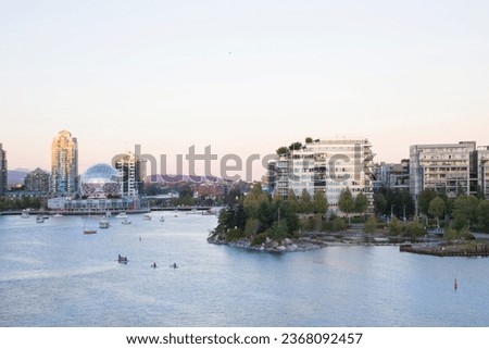 Beautiful view of Vancouver Science World in Vancouver, Canada