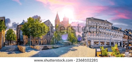 Historical city of Goslar, Lower Saxony, Germany 