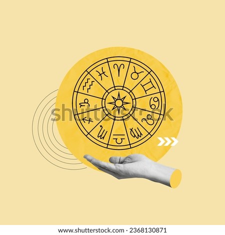 zodiac wheel, astrology concept, hand with zodiac wheel, know your zodiac sign, believe in the stars, see the future