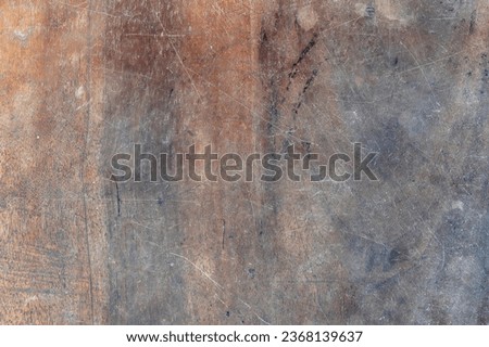 Brown rustic wood Ideal as a background, texture and abstract design image. Horizontal photo and selective focus.