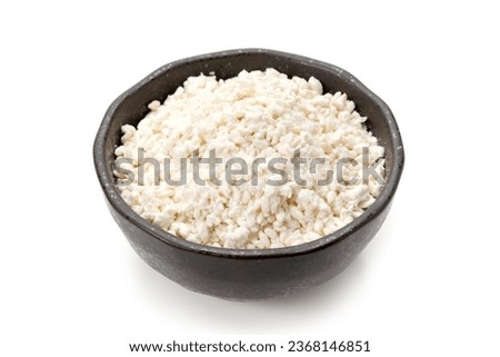 rice malt on white background Royalty-Free Stock Photo #2368146851
