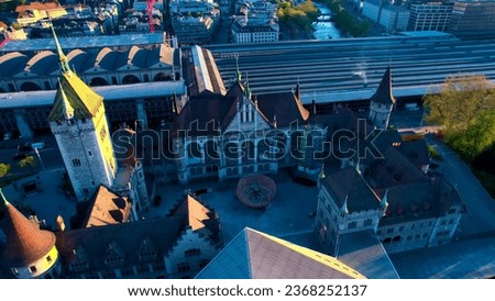 Swiss Exploration, Zurich, Intimate Shots, Aerial Perspective, Scenic Landscape, Premier Photography, Tourist Hub, Ideal Setting, Harmony of Nature and Architecture, Enjoyable Journey