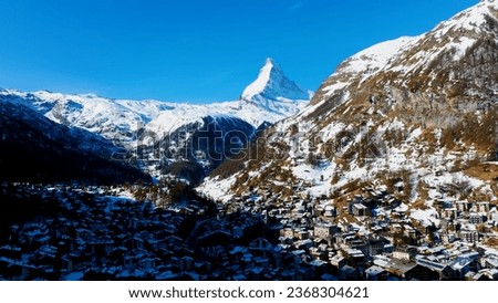 Swiss Marvel; Matterhorn, Intimate Shots, Aerial View, Scenic Landscape, Top Photography, Tourist Magnet, Ideal Setting, Fusion of Nature and Architecture, Enjoyable Expedition