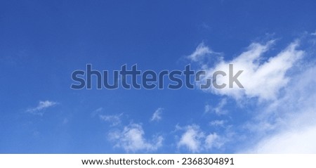 blue sky with clouds. beautiful 