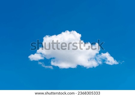 White cloud with blue sky for sky and cloud abstract background.