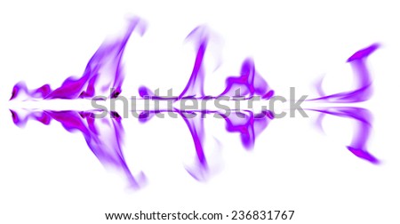 Fire purple abstract