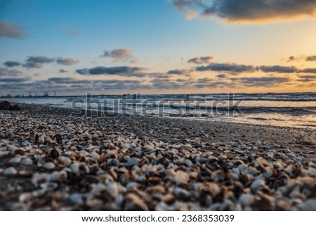Sea, seashore, horizon, white, scenic, travel, blue, sky, Storm over the sea, Еurope, Romania,