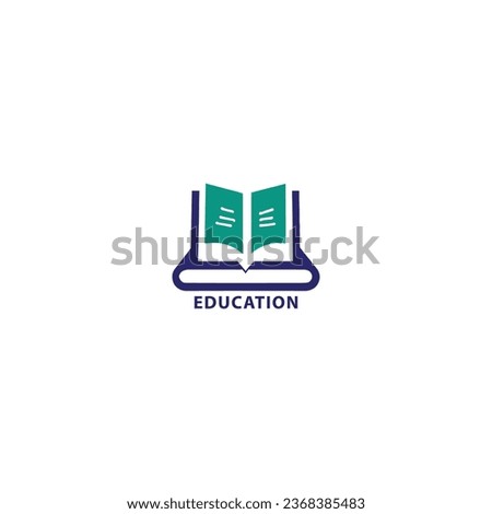 Education Book Logo and Icon vector Template Logo illustration.