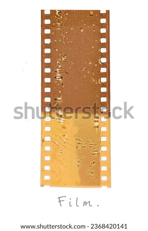 (35 mm.) film frame.With white space.film camera.copy space

